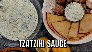 Easy Greek Tzatziki Sauce [upl. by Arracat]