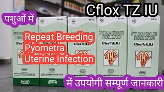 Cflox Tz IU uses in veterinary [upl. by Merilee581]