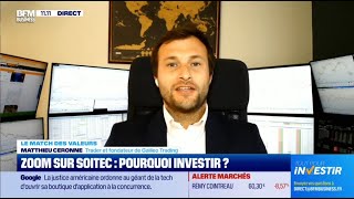 Le Match des Valeurs sur BFM Business  Focus sur Soitec [upl. by Ardnatal81]