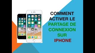 Comment activer le partage de connexion sur iPhone [upl. by Ahsina60]