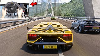 Forza Horizon 5  Lamborghini Aventador SVJ  Goliath Race Thrustmaster TX Gameplay [upl. by Postman]