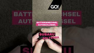 Subaru Solterra  Autoschlüssel Batteriewechsel Anleitung 🔑 [upl. by Jemena399]