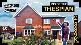 Touring A LOVELY 3 Bed £389K New Build House Tour UK  Bellway Homes The Thespian Show Home [upl. by Legim]