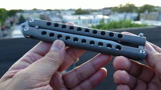 Ginormous Balisong by Atropos Knife [upl. by Kalmick938]