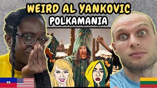 REACTION TO quotWeird Alquot Yankovic  Polkamania Official Music Video  FIRST TIME HEARING [upl. by Player]