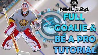 NHL 24 Everything You Need To Know About Becoming A Good GOALIE TIPS amp TRICKS For Be A Pro Career [upl. by Hadden753]