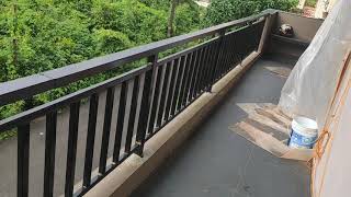 Balcony railing design DIY railing at cheap price simple balcony railing Mild steel railing [upl. by Parthenia686]