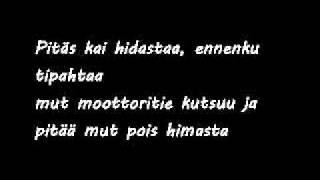 Cheek  Jos Mä Oisin Sä  Lyrics [upl. by Asia]