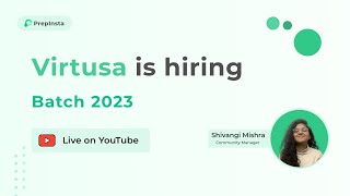 Virtusa is Hiring for 2023 Batch Passouts  PAN India Hiring [upl. by Athiste]