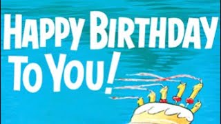 HAPPY BIRTHDAY TO YOU by Dr Seuss Read Aloud [upl. by Butcher]