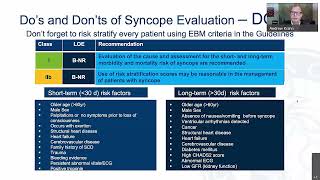 Assessment and Diagnosis of Syncope The Dos and Donts [upl. by Ocsirf]