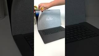 Unboxing my new MacBook Pro in Space Black asmr MacBook unboxing [upl. by Addam]