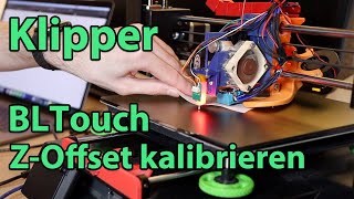 BLTouch in Klipper einrichten und ZOffset kalibrieren [upl. by Irrab858]