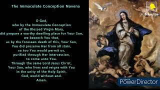 Our Lady of the Immaculate Conception Novena [upl. by Yelena74]