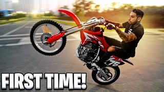 RIDING MY 2021 CRF150R FOR THE FIRST TIME   BRAAP VLOGS [upl. by Urdna]