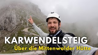 Karwendelsteig  Spektakuläre Bergtour über die Mittenwalder Hütte zur Karwendelspitze [upl. by Nattirb]