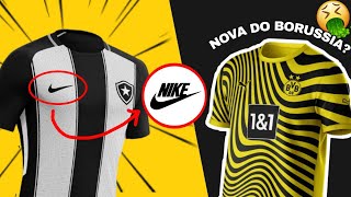 BOTAFOGO VAI PARA NIKE  PIORES CAMISAS DO CONCURSO DO BORUSSIA🤔🤢 [upl. by Enileuqaj150]