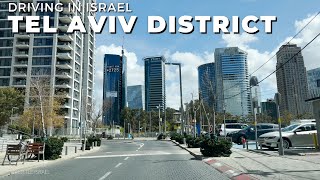 TEL AVIV District • Driving in ISRAEL 🇮🇱 [upl. by Annairda]