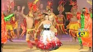 La reina llego cantando coronacion de la reina del carnaval de Barranquilla 2010 [upl. by Polito]