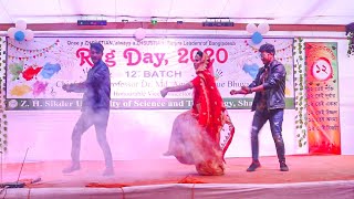 Girlfriend Er Biya Dance Cover  Nitu  Joy amp Sabuj  Rag Day 2020  ZHSUST [upl. by Angid]