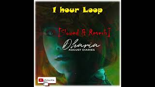 DHARIA  August Diaries 1 hour Loop Slowed amp Reverb  Kool LoFi [upl. by Ssur337]