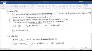 Concours de Doctorat épreuve quot Identification et traitement du signal quot université de Batna [upl. by Yemarej154]