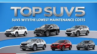 Top 5 SUVs with the Lowest Maintenance Costs 2024 [upl. by Audres98]