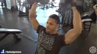 Shoulder Workout hodgetwins [upl. by Hamlet]