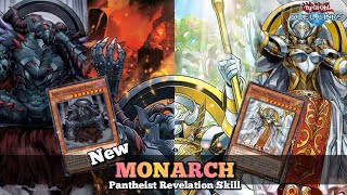 New Monarch Deck with Pantheist Revelation Skill YuGiOh Duel Links [upl. by Moffat976]