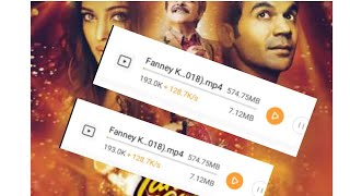 How to Download Fanney Khan Full movie In mobile [upl. by Anertal]