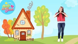 Yo Tengo Una Casita I Have a Little House  Spanish Action Songs for Kids [upl. by Burnie]