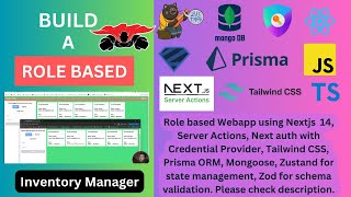 Build role based web platform with NEXTJS 14 NextAuth Prisma Server actions MongoDB TS Roles [upl. by Ashling257]