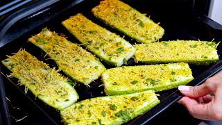 They are so delicious Ive been making these zucchini all summer long Recipe in 5 minutes [upl. by Sitnik]