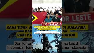 Timor Leste tolak tawaran pakai stadion Malaysia jadi kandang mereka timnasindonesia football [upl. by Vahe]