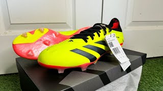 Adidas Predator Pro FGAG Boots Review  On Feet amp Unboxing ASMR Video 4K  Adidas Citrus Pack 🍊 [upl. by Jowett]