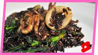 😋 ARROZ NEGRO con CALAMAR y KALE 👌 Déjate sorprender [upl. by Resee455]