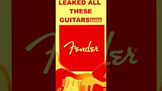 New Fender Models Leaked shorts [upl. by Shirline381]