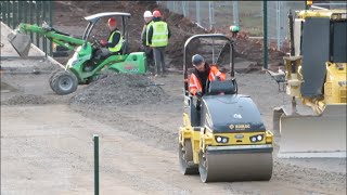 Alness Academy all weather pitches under construction [upl. by Rosenblatt94]