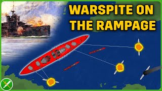 Battleship Warspite Smashes German Destroyers Second Battle of Narvik Animated [upl. by Reaht]