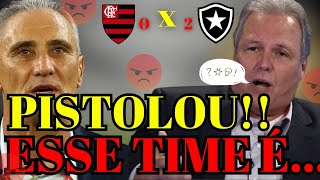 FICOU PISTOLA JORNALISTA MAURICIO PRADO FAZ DURAS CRÍTICAS CONTRA TITE TREINADOR DO FLAMENGO [upl. by Zoi709]