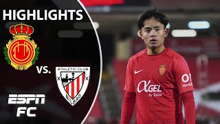 Kubo’s late goal in 88th minute gives Mallorca a 32 win vs Athletic  LaLiga Highlights  ESPN FC [upl. by Ylloh]