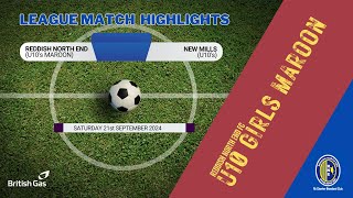 Reddish North End FC U10 Girls Maroon  Matchday 2 Highlights  210924 [upl. by Enyaz]