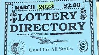 🔥💰Lottery Directory  March 2023  Pick 3 and Pick 4 [upl. by Astto]