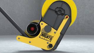 New Mighty Liner Floor Tape Applicator  The Mighty Change in Floor Marking [upl. by Lramaj]