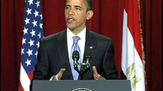 Obama Addresses Worlds Muslims [upl. by Etennaej]