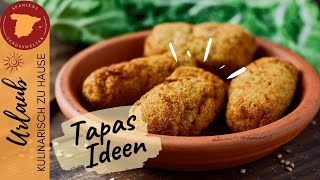 🇪🇸 Extra knusprige spanische Kroketten  So lecker und crunchy können Tapas sein 🇪🇸 [upl. by Nauhs354]