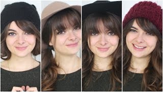 Cute Ways To Wear Bangs  Hats [upl. by Gilbart]