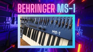 Behringer MS1 analog synthesizer  The Ultimate FUNK demo [upl. by Nosnorb]