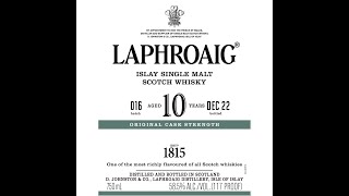 Laphroaig 10 Cask Strength Batch 16  Whiskey Review 247 [upl. by Anomer973]