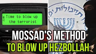 The Secret Behind Mossads Deadly Pager Attack on Hezbollah [upl. by Annaierb]